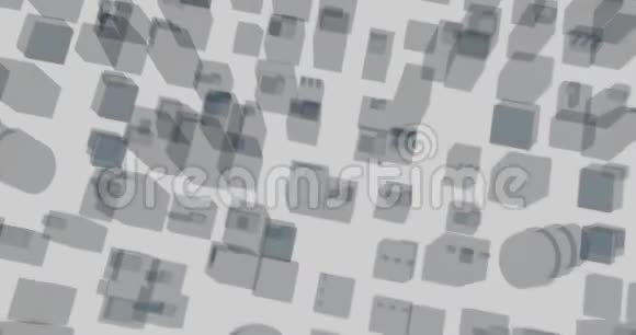 城市景观4K三维建筑制图视频的预览图
