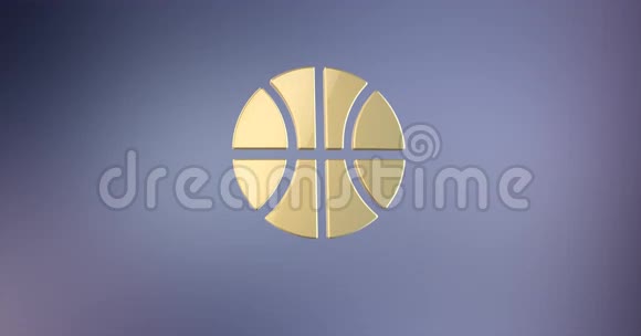 篮球黄金3D图标视频的预览图