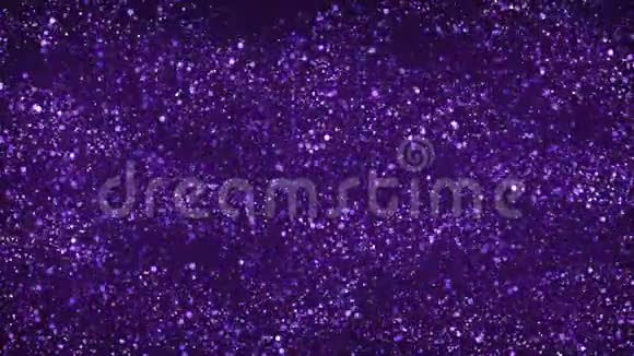 紫色闪光粒子背景视频的预览图
