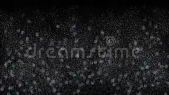 银河系星空尘埃雪粒子烟花污染尘埃视频的预览图