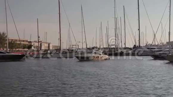 堤岸游艇停车场帕尔玛德马洛卡视频的预览图