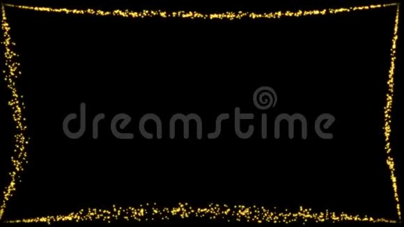 闪闪发光的金色框架视频的预览图