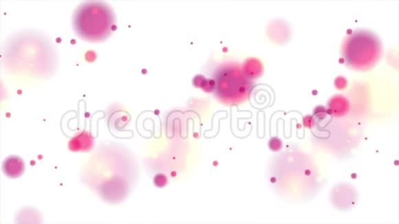 粉色全息bokeh灯视频动画视频的预览图
