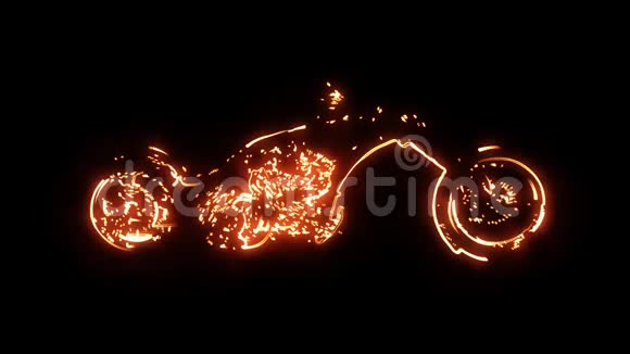 定制直升机摩托车动画标志图形运动视频的预览图
