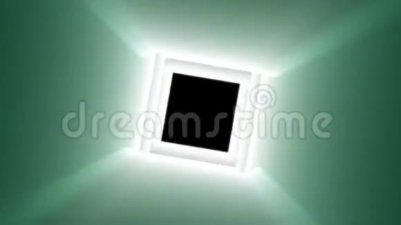 渐变光运动中发光的立方体视频的预览图