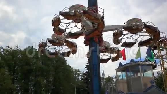 莫斯科的游乐园高清1920x1080视频的预览图