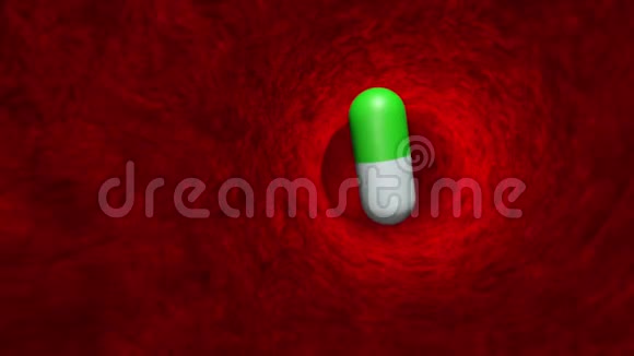 药物过量使用抗生素和片剂中毒化疗毒性躁狂症3D动画视频的预览图