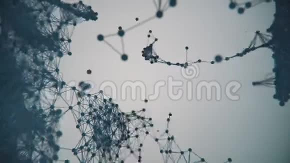 分子行为的高度逼真的动画视频的预览图
