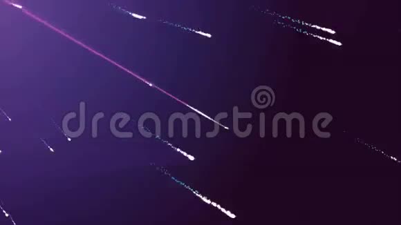 粒子雨彗星之星视频的预览图