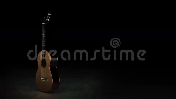声吉他是孤立的视频的预览图