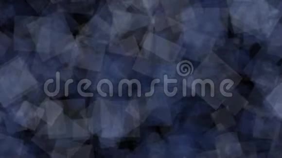 抽象背景的移动方块蓝色后效制作视频的预览图