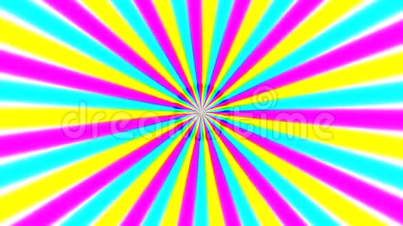 旋转彩色射线视频的预览图