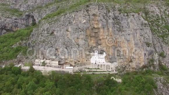黑山奥斯特罗修道院航空测量视频的预览图