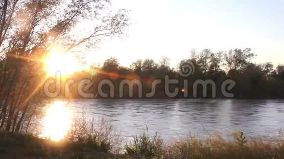 一条河的景色视频的预览图