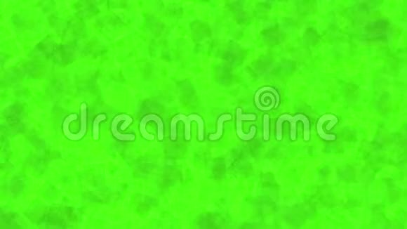 绿色移动立方体的抽象背景后效制作视频的预览图