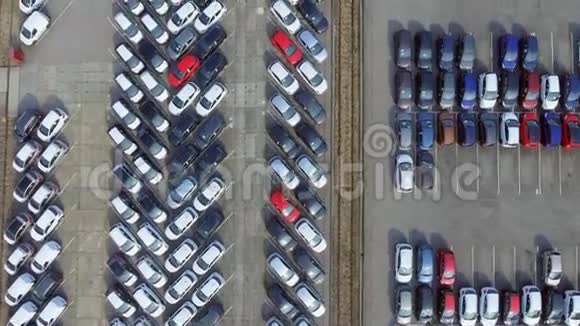 在新车停车时可以看到大量车辆视频的预览图
