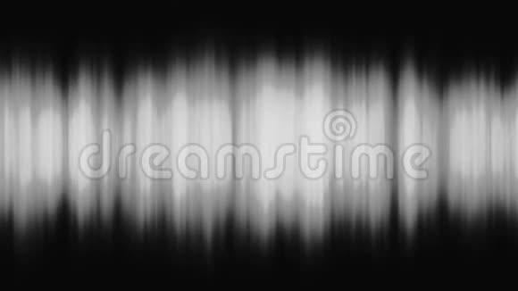 单色声波和音频均衡器效果背景黑色背景上噪声的单色声波视频的预览图