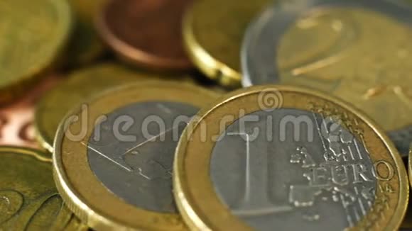 欧元硬币钱视频的预览图