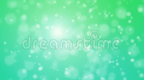 绿色蓝色泰尔波克粒子背景视频的预览图