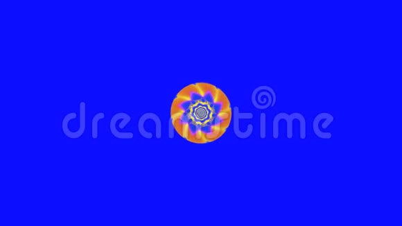 五颜六色的螺旋曼达拉视频的预览图