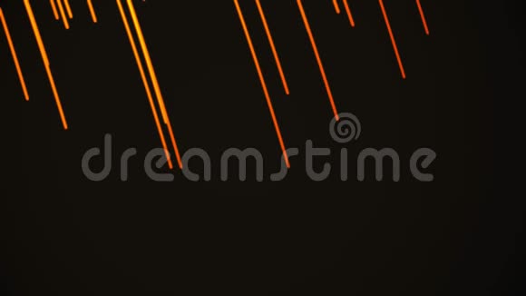 黑色背景下的线条数字设计理念霓虹灯速度线下降的抽象背景视频的预览图