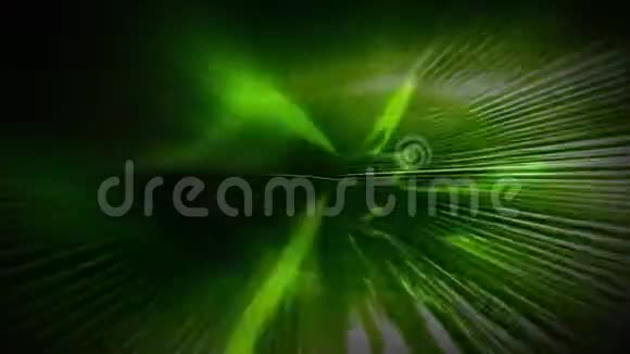 绿色的光隧道视频的预览图