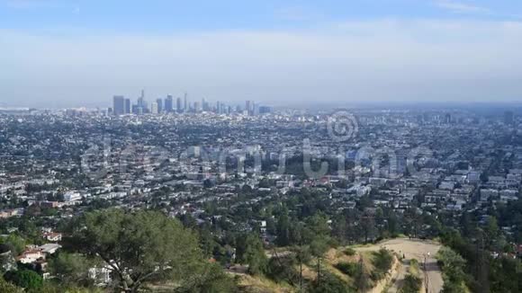洛杉矶的天际线视频的预览图