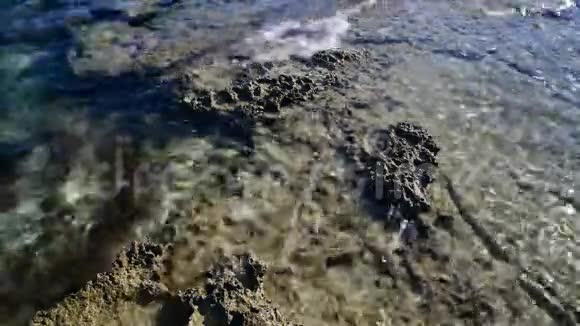 塞浦路斯岛附近的地中海海岸视频的预览图