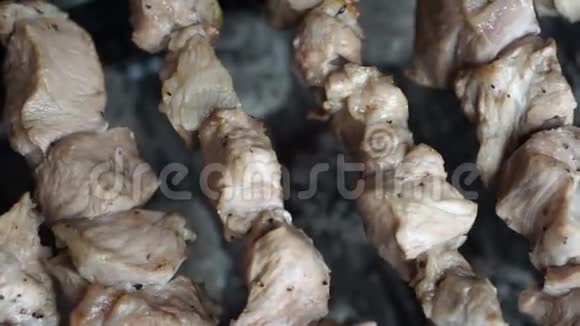 香串是用烤架上的烤串烤出来的视频的预览图