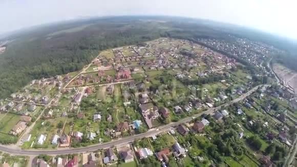 莫斯科附近的俄罗斯村庄视频的预览图