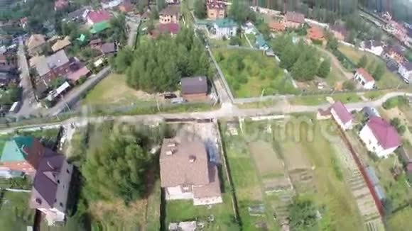 莫斯科附近的俄罗斯村庄视频的预览图