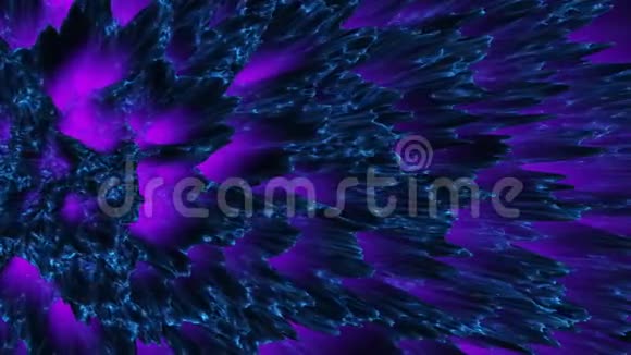 色彩斑斓的奇异运动发光物质抽象动态背景视频的预览图