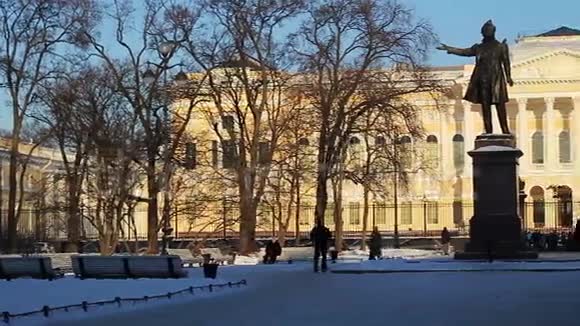 冬季俄罗斯博物馆全景视频的预览图