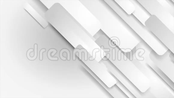 白色和灰色纸的几何形状视频动画视频的预览图