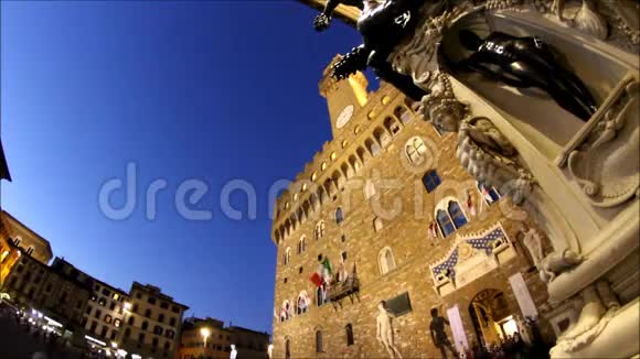 意大利托斯卡纳佛罗伦萨的Vecchio宫视频的预览图