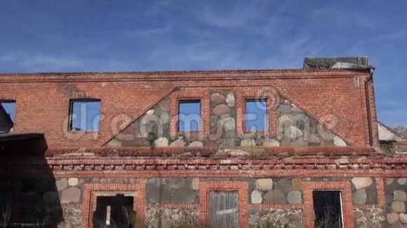 古老的历史庄园水磨遗址视频的预览图