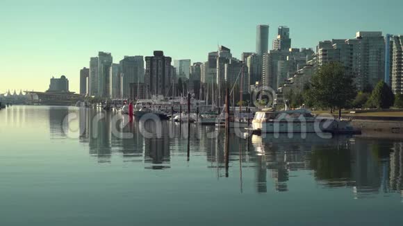 煤港温哥华城市景观4KUHD视频的预览图