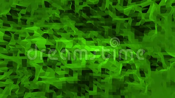 绿色低聚背景挥手摘要低聚表面作为原子结构在时尚的低聚设计多边形视频的预览图