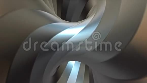 环钢扭曲环面隧道动画变异1视频的预览图