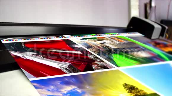胶印机按打印运行在桌子上视频的预览图