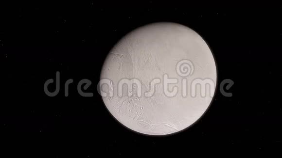 土星转换的吉位视角下双月的特写视频的预览图