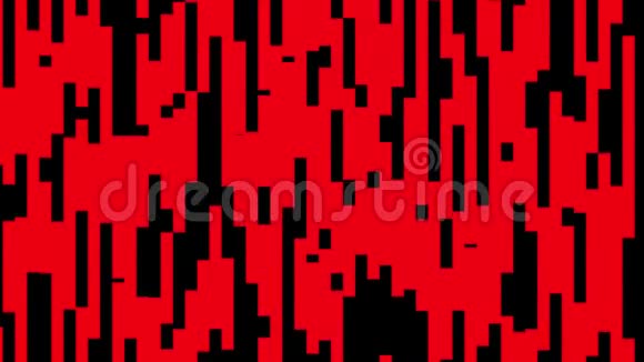 摘要数据块红色移动背景新质量通用动态动画彩色欢乐舞曲视频的预览图