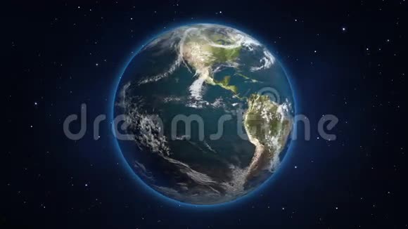 循环旋转地球视频的预览图