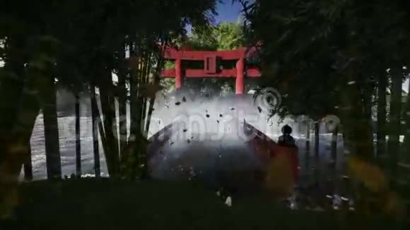 托里录像日本仪式大门视频的预览图