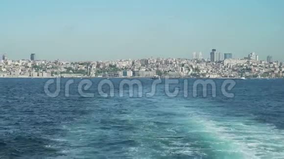 伊斯坦布尔景观和博斯普鲁斯视频的预览图