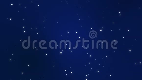 动画深蓝色夜空背景视频的预览图
