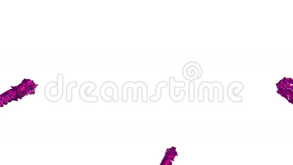 喷泉的紫色液体如果汁在白色背景与阿尔法冰铜使用它像阿尔法通道第3版视频的预览图