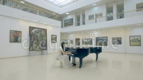 那个弹钢琴的女音乐家斯坦迪卡姆4K视频的预览图