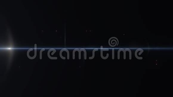 红色激光霓虹灯SALY文字与闪亮的光耀斑动画黑色背景新质量复古迪斯科视频的预览图