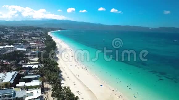 菲律宾白沙滩长滩岛视频的预览图